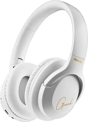Obrázek produktu pro NGS ARTICA GREED Drátová a bezdrátová sluchátka s čelenkou pro volání/hudbu USB Type-C Bluetooth White