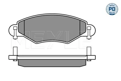 Produktbild von MEYLE 025 233 4017/PD Bremsbeläge Vorne für TOYOTA Yaris Schrägheck (P9) Yaris Schrägheck (P1) Yaris Verso (P2)