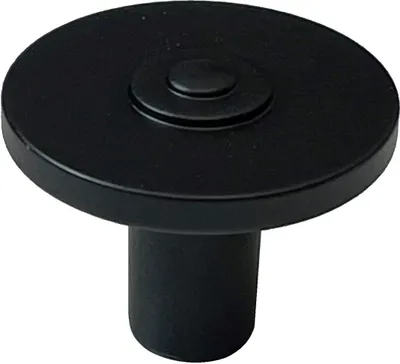 Produktbild von Möbelknopf Möbelknauf Metall Schwarz matt "Alessandro" Schrankgriff