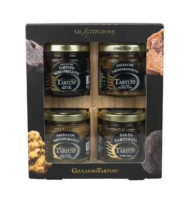 Image de Paquet cadeau Sauces truffes 4 saisons, 320 g