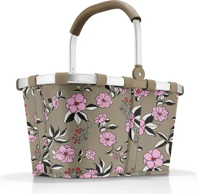 Produktbild von reisenthel carrybag, Einkaufskorb, Picknickkorb, Tragetasche, Garden Taupe, 22 L, BK7067