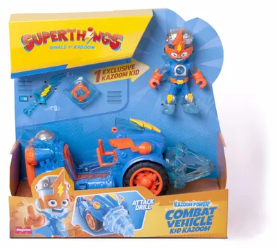 Produktbild von Superthings Kazoo Power – Combat Vehicle Kid Kazoom. Kid Kazoom Kampffahrzeug au