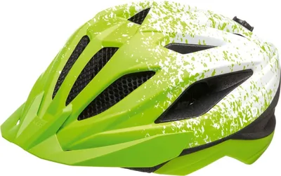 Produktbild von KED Kinderhelm Street Jr. Pro, lime green white matt