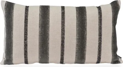 Produktbild von H.O.C.K. Collin Kissen 70x40cm Streifen schwarz col. 193015