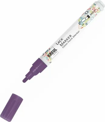 Obrázok produktu pre KREUL 47016, Fialová, Fialová, Biela, Stredná, Guličkové zakončenie, Kolo, 2 mm