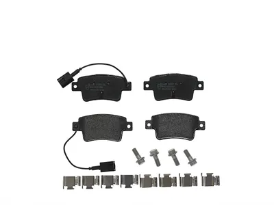 Produktbild von Bremsbelagsatz Scheibenbremse 17 mm BREMBO für u.a. FIAT PUNTO
