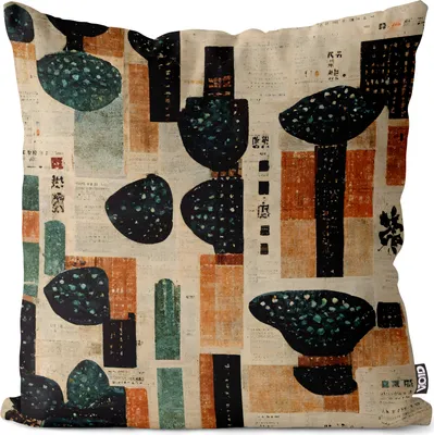 Produktbild von VOID Muster Japan japanisch gemustert Kissenbezug Kissenhülle Polyester wasserfest Outdoor Indoor