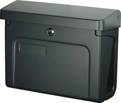 Image de BURG-WÄCHTER Boîte aux lettres Fehmarn 3888 ANT avec compartiment pour les journaux, plastique, format d'introduction DIN C4