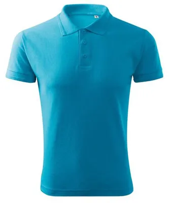 Image de Malfini - Polo pour homme, piqué PP10023 (S) (turquoise)