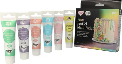 Produktbild von Pastell Lebensmittelfarben 6er Set