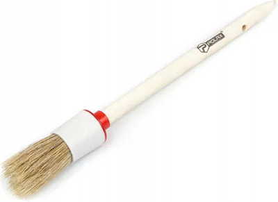 Obrázek produktu pro Kulatý štětec STANDARD smíšené štětiny dřevěná rukojeť 4/25 mm Polax