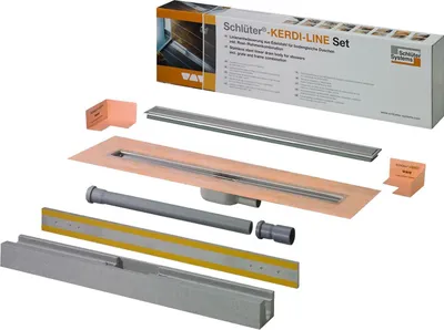 Produktbild von Schlüter KERDI-LINE-A-SET KLA19EB90S1 Duschrinne 90 cm