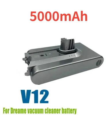 Image de Batterie de remplacement pour aspirateur à main sans fil - V12 - Lithium-ion - 5000 mAh - 25,2 V - 20 V - 18650 -  CE