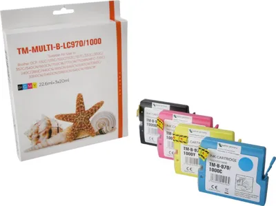 Produktbild von RainbowKit Tinte 4.6-LC970VALBPDR kompatibel mit Brother LC970VALBPDR