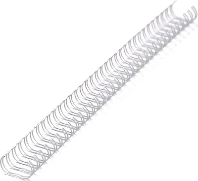 Produktbild von Reco Drahtkamm rund, weiß, Ø 6,4 mm, 100 Stück