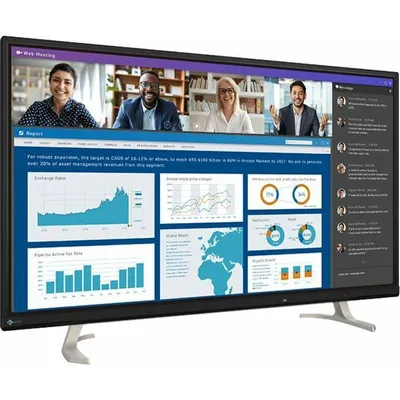Produktbild von EIZO FlexScan EV4340X-BK, 108 cm (42.5"), 3840 x 2160 Pixel, 4K Ultra HD, LCD, 5 ms, Schwarz