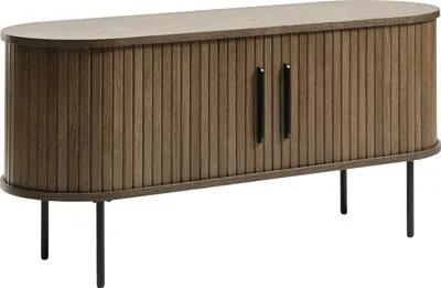 Produktbild von TV-Schrank >Nerja< in Eiche braun furniert - 120x56x40 (BxHxT)
