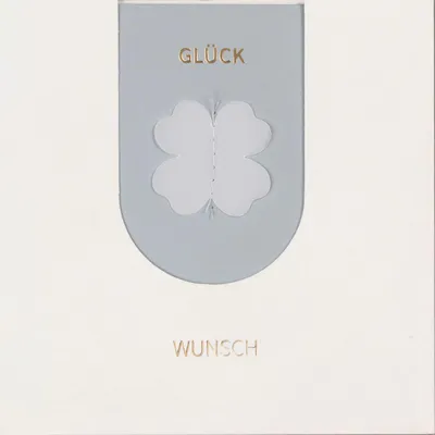 Produktbild von Transparentmotivkarte "Glückwunsch"