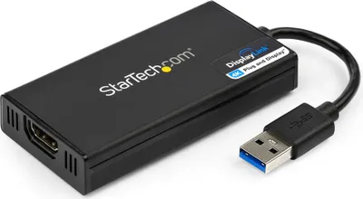 Produktbild von Startech.Com Usb 3.0 To 4k Hdmi External Multi-Monitor Graphics Video Adapter Displaylink Certified Ultra Hd 4k