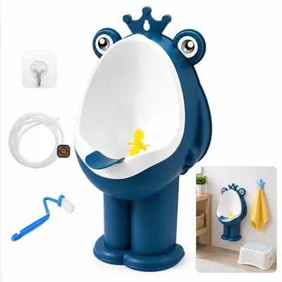 Produktbild von Baby Urinal für Jungen Wandmontage, mit 2 m Ablaufrohr, Toilettentraining Hilfsmittel, langlebiger PP Kunststoff, einfache Installation