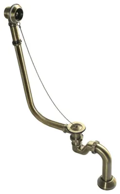 Produktbild von MODEL 12R Ablaufgarnitur mit Kette, Siphon, Bronze