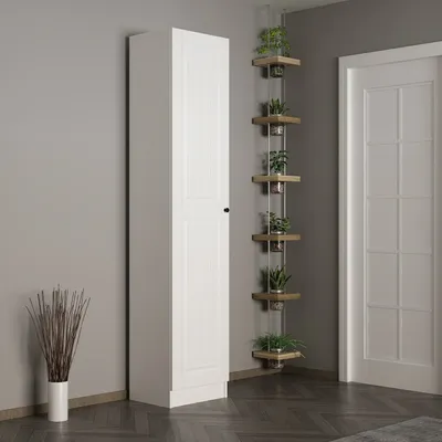 Obrázek produktu pro Skye Decor, Noah - 8241, Předsíňový stolek, Weiß, 100% MELAMINBESCHICHTETE SPANPLATTEN, 45 x 35 x 210 cm