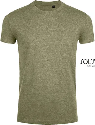 Produktbild von SOLs 00580 | Imperial Fit Herren T-Shirt - Farbe: Heather Khaki - Größe: M