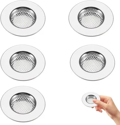 Produktbild von Edelstahl Sieb für Küchenabfluss, 7,7 cm, Abflussfilter