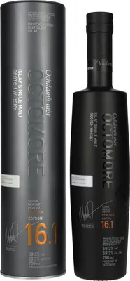 Produktbild von Bruichladdich Octomore 16.1 - 5 Jahre - 1st Fill Bourbon - Super Heavily Peated - Single Malt Scotch Whisky