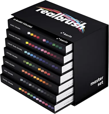 Imagen del producto de Realbrush, set de pigmentos "PIGMENT MASTER", 84 unidades.