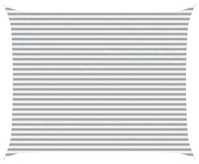 Obrázek produktu pro vidaXL Sluneční plachta světle šedá a bílá 5 x 4 m 100 % polyester Oxford
