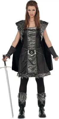 Produktbild von Mom Nordische Kriegerin Kostüm Schwarz M-L Schwarz M-L