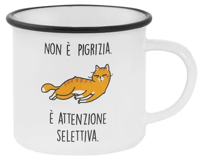 Tasse mit Katzenmotiv, personalisiert, 325 ml, Keramik, Geschenkverpackung