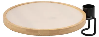 Produktbild von bremermann Zusatz-Pflanzenteller für Teleskop-Blumenregal 61087, schwarz