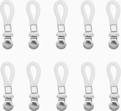 Produktbild von Aufhänger für Handtücher, Handtuchclips mit Schlaufen, Handtuchklammern Geschirrtuch Handtuchhalter Clips Handtücher Haken für Kücher Badezimmern Balkon Schränken (10 Stück)