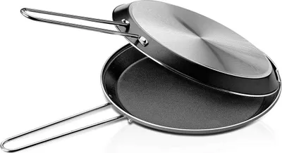 Image de Poêle à griller 30 cm avec revêtement anti-adhésif pour toutes les sources de chaleur