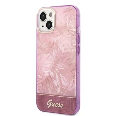 Produktbild von Guess, Schutzhülle Jungle Apple iPhone 14, Rosa