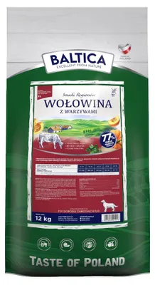 Produktbild von Baltica Adult Rindfleisch mit Gemüse XL 12kg Getreidefreies Trockenfutter für Hunde großer Rassen