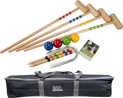 Zdjęcie produktu dla Zestaw do krokieta dla 4 graczy 80 cm w torbie transportowej