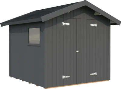 Produktbild von Palmako Gerätehaus Nils 5,4 m² - 16 mm dunkelgrau lackiert