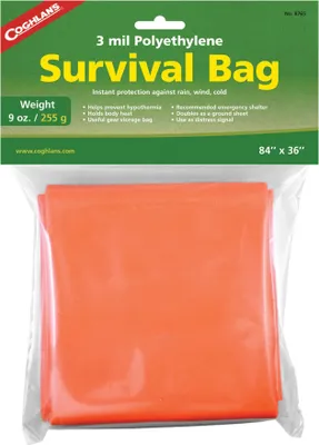 Produktbild von Coghlans Survival Bag rot