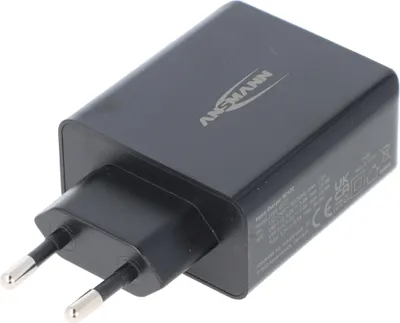Zdjęcie produktu dla Ładowarka USB Ansmann HC430, 4-krotna ładowarka, 30 W, czarna