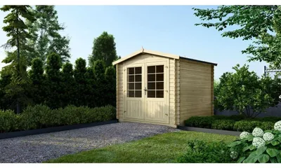 Produktbild von Gartenhaus, Gerätehaus 6.25m2 - 2.5x2.5m - 28mm