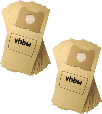 Produktbild von vhbw 20x Staubbeutel Ersatz für Menalux 3385 P für Staubsauger - 22cm x 19,5cm Sandfarben