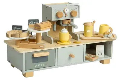 Produktbild von BigJigs Spielzeug Kaffeehaus - Rollenspiel für Kinder