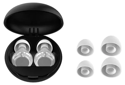 Produktbild von INF Verstellbar Silikon-Ohrstöpsel 2.05x1.6x1.5cm NRR 25-28db für Konzert Silber
