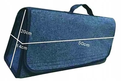 Produktbild von DBautomotive Y7K74 Kofferraum Organizer Tasche Filz Klettverschluss