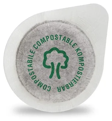 Produktbild von Caffè Borbone Kompostierbare Kaffeepads, Rote Kaffeemischung, 50 Pads, ESE System