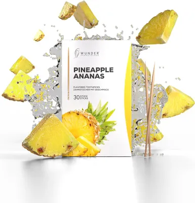 Produktbild von Wunderzahnstocher Pineapple Aroma Single Pack 30 Stück