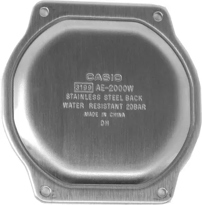 Produktbild von Casio Ersatzdeckel | Uhrendeckel Edelstahl für Collection AE-2000WD